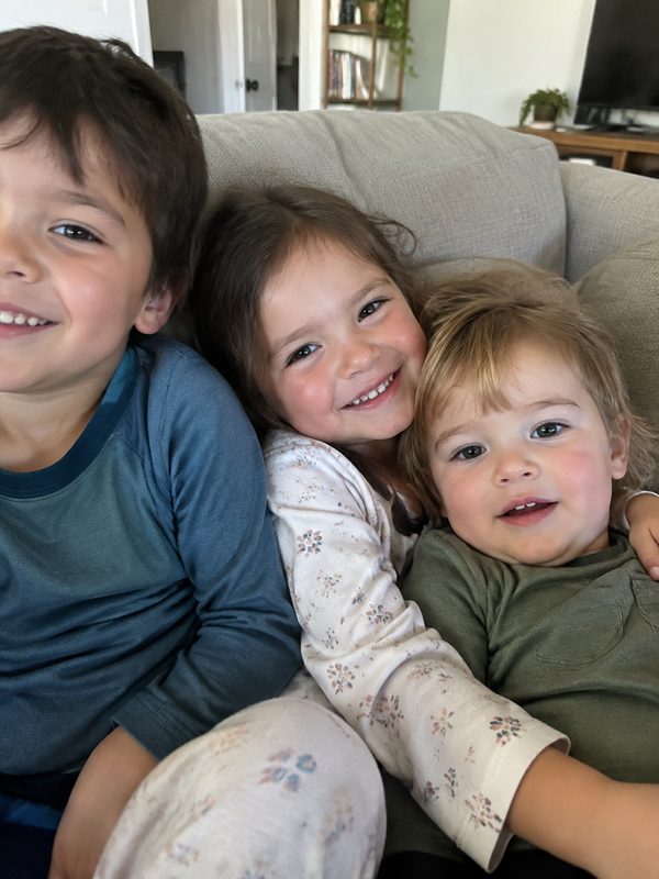 Three children